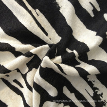 Linen / Rayon Impresso Knitting Jersey (QF13-0284)